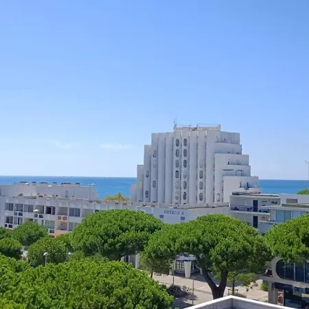 Le Semaphore - Studio Climatise, Grande Terrasse Vue Mer - Parking, Wifi La Grande-Motte Buitenkant foto